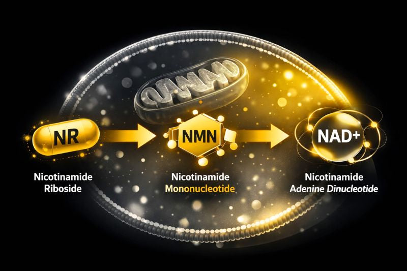 Why Nicotinamide Riboside (NR) is the Smart Choice for NAD+ Support (No NMN or NAD+ Required)
